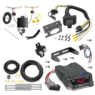 For 2019-2024 Toyota RAV4 7-Way RV Wiring kit by: Tekonsha For 2019-2024 Toyota RAV4 7-Way RV Wiring + Tekonsha BRAKE-EVN Brake Control + Generic BC Wiring Adapter By Tekonsha