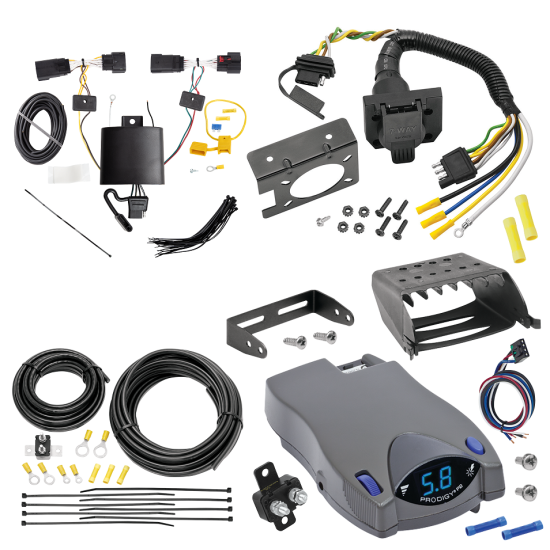 For 2019-2024 Lincoln Nautilus 7-Way RV Wiring kit by: Tekonsha For 2019-2024 Lincoln Nautilus 7-Way RV Wiring + Tekonsha Prodigy P2 Brake Control By Tekonsha