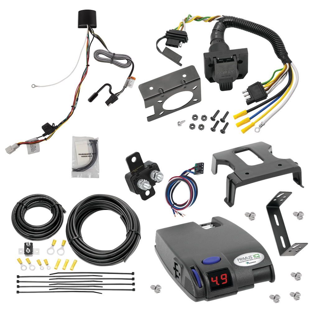 For 2021-2024 Toyota Sienna 7-Way RV Wiring kit by: Tekonsha For 2021-2024 Toyota Sienna 7-Way RV Wiring + Tekonsha Primus IQ Brake Control By Tekonsha