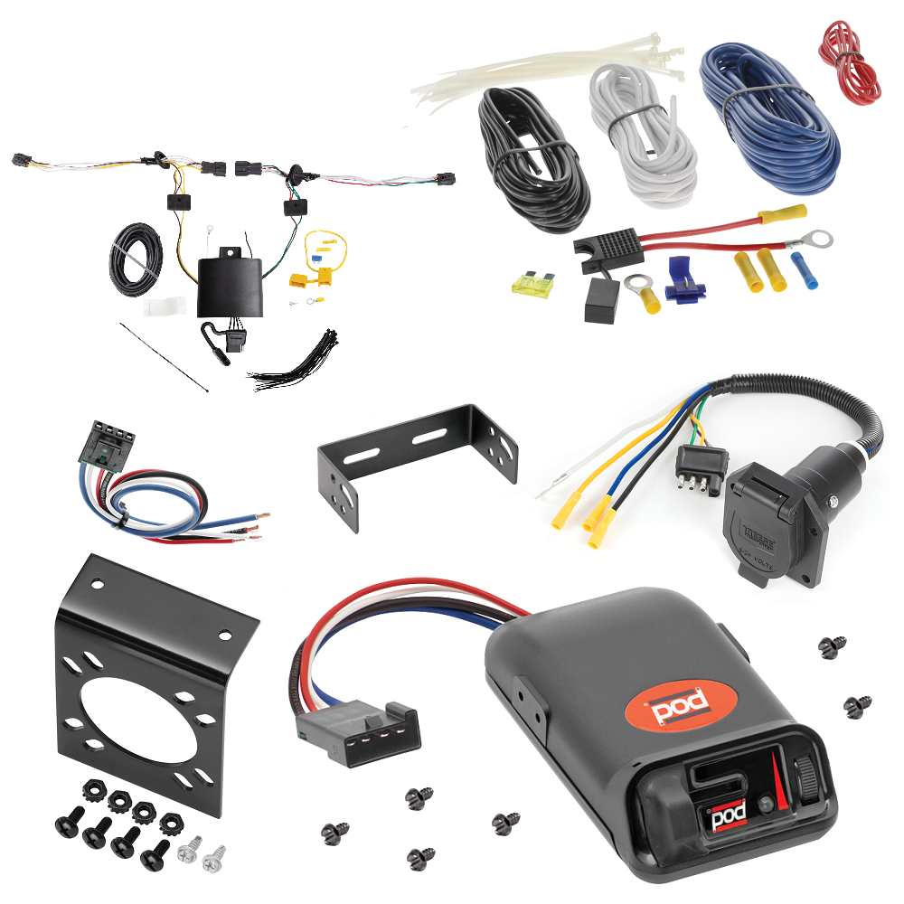 For 20212024 KIA Seltos Trailer Brake Controller + 7 Pin Trailer