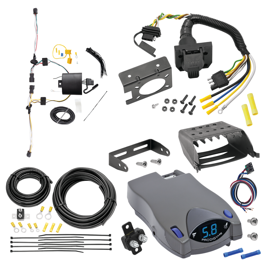 For 20212024 KIA Seltos Trailer Brake Controller + 7 Pin Trailer