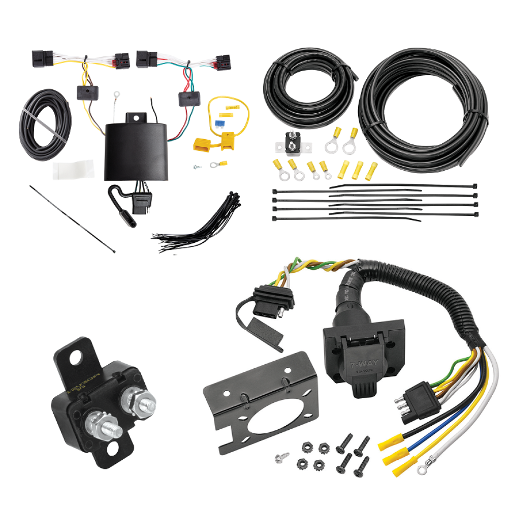 For 2021-2024 Volkswagen Atlas Cross Sport 7-Way RV Wiring kit by: Tekonsha For 2021-2024 Volkswagen Atlas Cross Sport 7-Way RV Wiring By Tekonsha