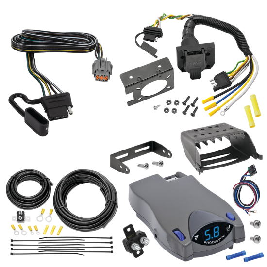 For 2022-2024 Nissan Pathfinder 7-Way RV Wiring kit by: Tekonsha For 2022-2024 Nissan Pathfinder 7-Way RV Wiring + Tekonsha Prodigy P2 Brake Control By Tekonsha