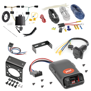 For 2021-2024 Genesis GV80 7-Way RV Wiring kit by: Tekonsha For 2021-2024 Genesis GV80 7-Way RV Wiring + Pro Series POD Brake Control + Generic BC Wiring Adapter By Tekonsha