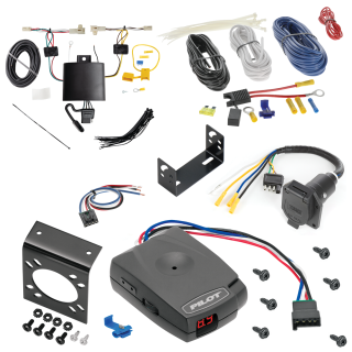 For 2022-2024 Mitsubishi Outlander 7-Way RV Wiring kit by: Tekonsha For 2022-2024 Mitsubishi Outlander 7-Way RV Wiring + Pro Series Pilot Brake Control + Generic BC Wiring Adapter By Tekonsha