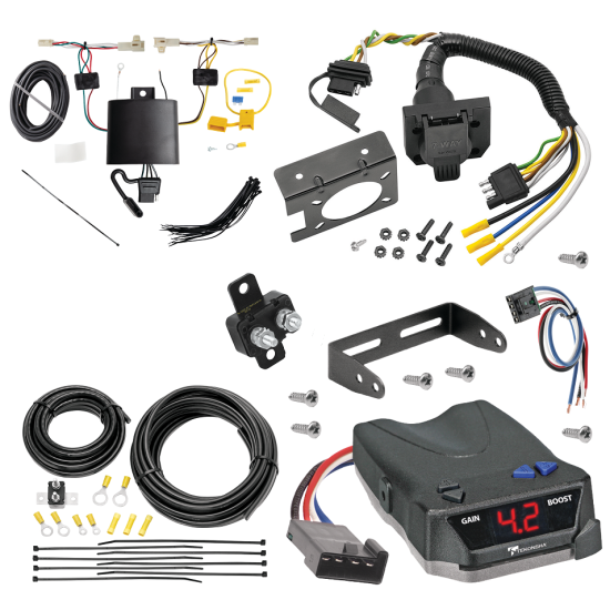 For 2022-2024 Mitsubishi Outlander 7-Way RV Wiring kit by: Tekonsha For 2022-2024 Mitsubishi Outlander 7-Way RV Wiring + Tekonsha BRAKE-EVN Brake Control + Generic BC Wiring Adapter By Tekonsha