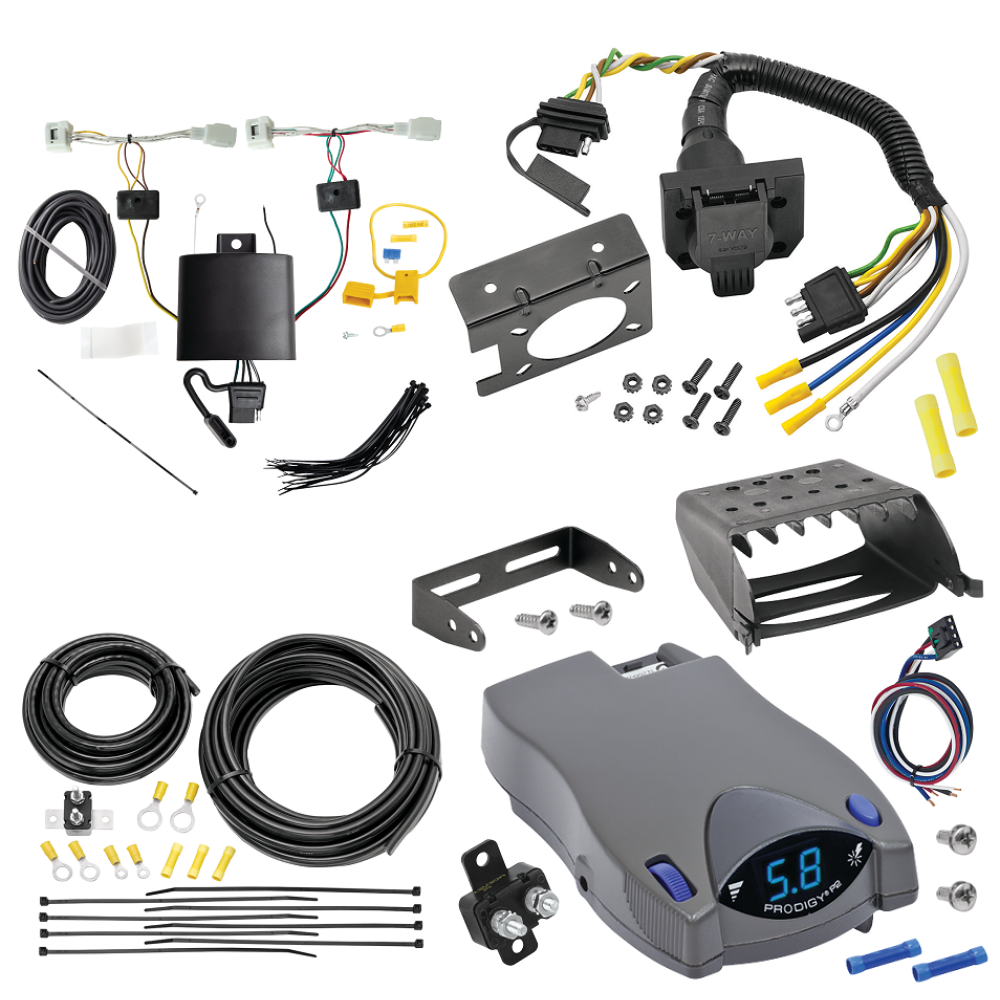 For 2023-2024 Mazda CX-50 7-Way RV Wiring kit by: Tekonsha For 2023-2024 Mazda CX-50 7-Way RV Wiring + Tekonsha Prodigy P2 Brake Control By Tekonsha
