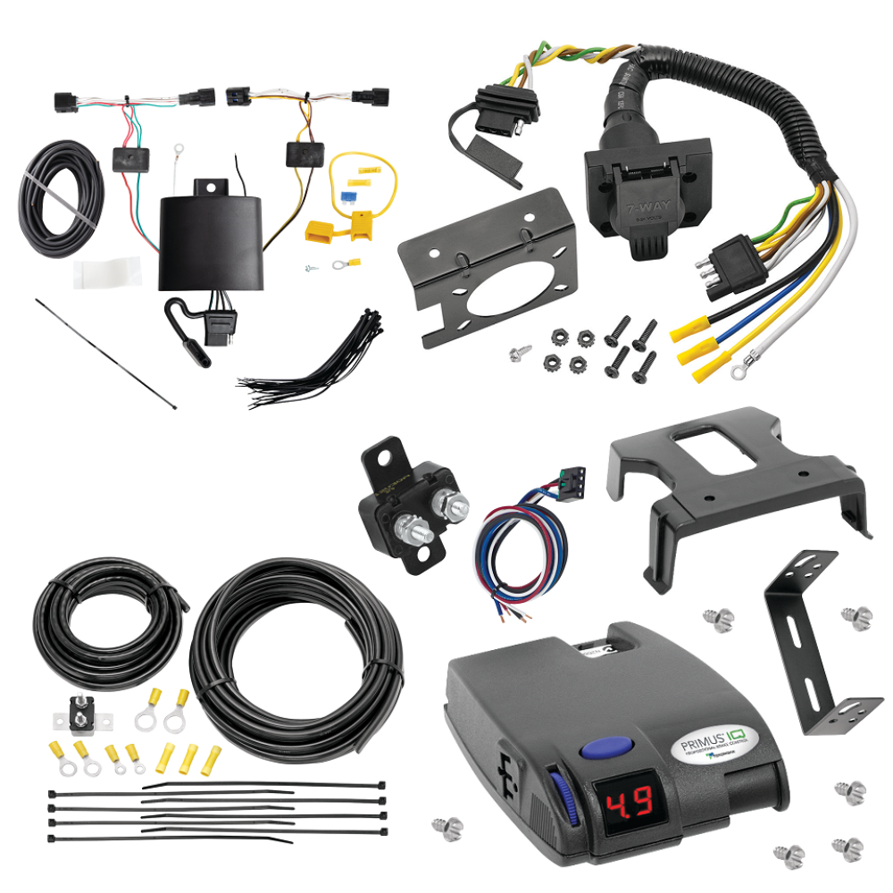 For 2023-2024 KIA Sportage 7-Way RV Wiring kit by: Tekonsha For 2023-2024 KIA Sportage 7-Way RV Wiring + Tekonsha Primus IQ Brake Control By Tekonsha