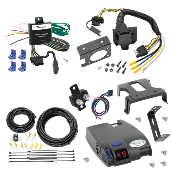 For 1999-2005 Pontiac Montana 7-Way RV Wiring kit by: Tekonsha For 1999-2005 Pontiac Montana 7-Way RV Wiring + Tekonsha Primus IQ Brake Control By Tekonsha