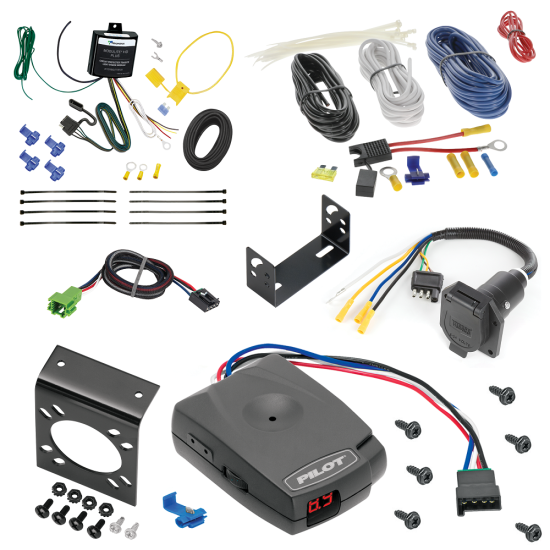 For 2021-2023 Mercedes GLE350 7-Way RV Wiring kit by: Tekonsha For 2021-2023 Mercedes-Benz GLE350 7-Way RV Wiring + Pro Series Pilot Brake Control + Plug & Play BC Adapter By Tekonsha