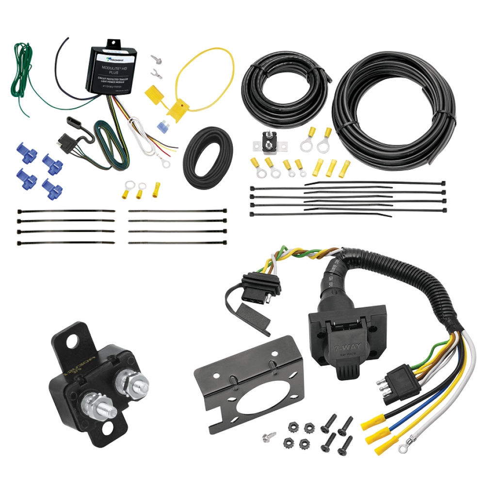 For 2021-2022 Mercedes GLE350 7-Way RV Wiring kit by: Tekonsha For 2021-2022 Mercedes-Benz GLE350 7-Way RV Wiring By Tekonsha