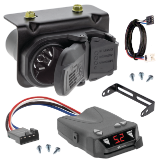 For 2017-2024 Nissan Titan 7-Way RV Wiring kit by: Tekonsha For 2017-2024 Nissan Titan 7-Way RV Wiring + Tekonsha Brakeman IV Brake Control + Plug & Play BC Adapter (For w/Factory 7-Way Wiring Except Titan XD Models) By Tekonsha