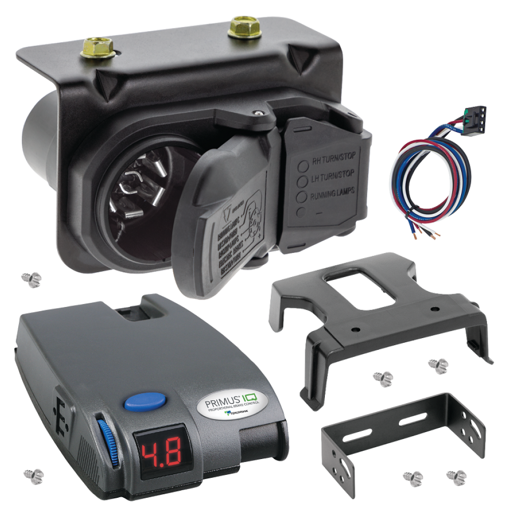 For 2007-2013 GMC Sierra 1500 7-Way RV Wiring kit by: Tekonsha For 2007-2013 GMC Sierra 1500 7-Way RV Wiring + Tekonsha Primus IQ Brake Control By Tekonsha