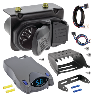 For 2017-2024 Nissan Titan 7-Way RV Wiring kit by: Tekonsha For 2017-2024 Nissan Titan 7-Way RV Wiring + Tekonsha Prodigy P2 Brake Control + Plug & Play BC Adapter (For w/Factory 7-Way Wiring Except Titan XD Models) By Tekonsha