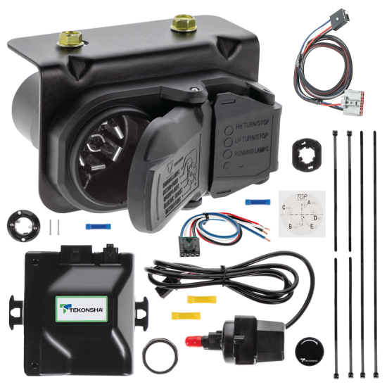 For 2019-2024 GMC Sierra 1500 Prodigy iD Bluetooth Brake Control kit by: Tekonsha For 2019-2024 GMC Sierra 1500 Tekonsha Prodigy iD Bluetooth Wireless Brake Control + Plug & Play BC Adapter + 7-Way RV Wiring By Tekonsha