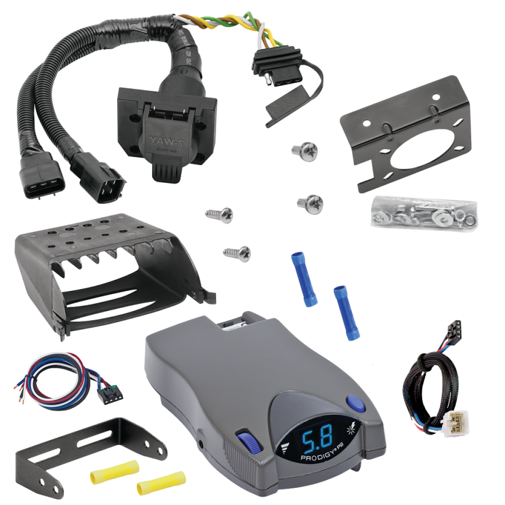 For 2003-2006 Toyota Tundra 7-Way RV Wiring kit by: Tekonsha For 2003-2006 Toyota Tundra 7-Way RV Wiring + Tekonsha Prodigy P2 Brake Control + Plug & Play BC Adapter (For w/Factory 7-Way Models) By Tekonsha