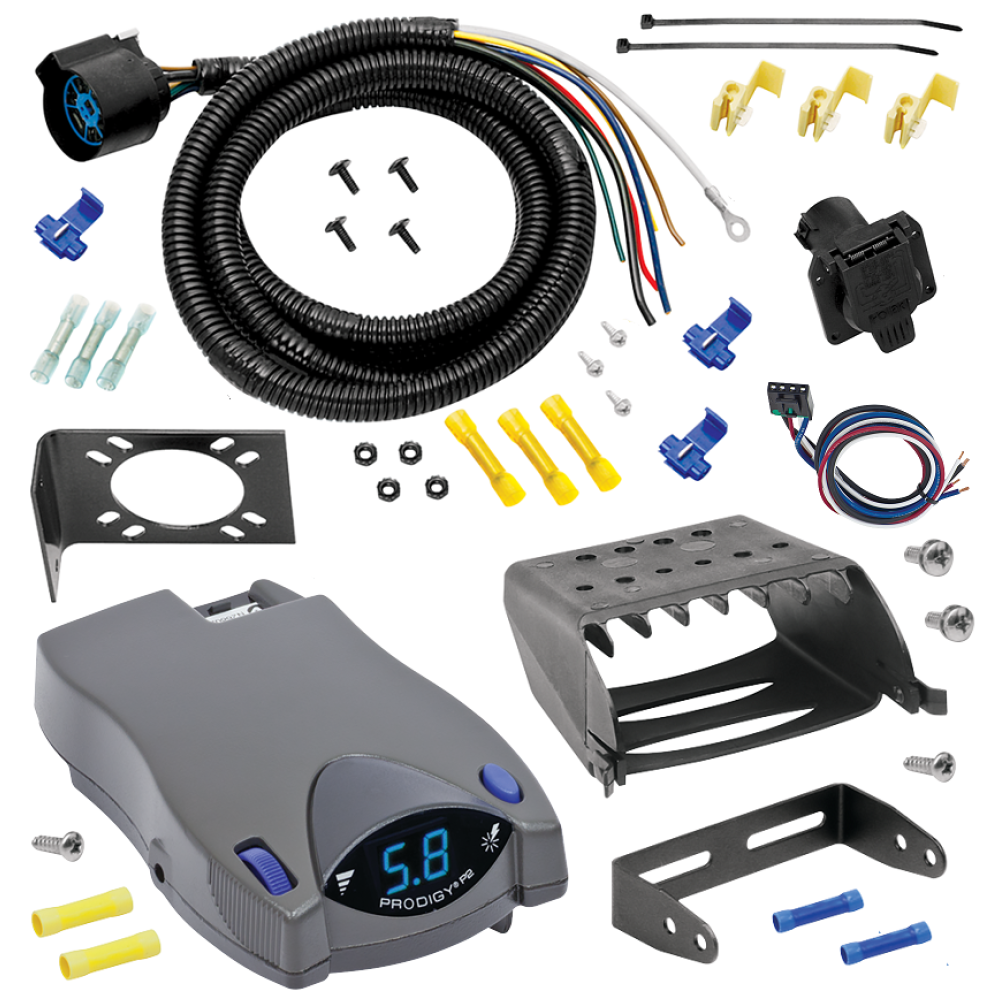For 1977-1978 GMC K35 7-Way RV Wiring kit by: Tow Ready For 1977-1978 GMC K35 7-Way RV Wiring + Tekonsha Prodigy P2 Brake Control By Tow Ready