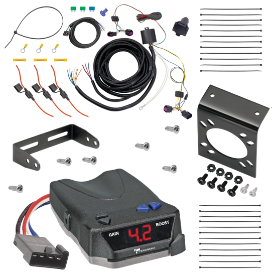 For 2014-2024 RAM ProMaster 1500 7-Way RV Wiring kit by: Tekonsha For 2014-2024 RAM ProMaster 1500 7-Way RV Wiring + Tekonsha BRAKE-EVN Brake Control By Tekonsha
