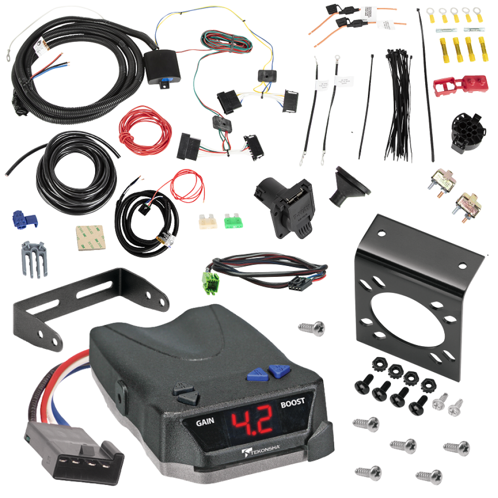 For 2014-2018 Freightliner Sprinter 2500 7-Way RV Wiring kit by: Tekonsha For 2014-2018 Freightliner Sprinter 2500 7-Way RV Wiring + Tekonsha BRAKE-EVN Brake Control + Plug & Play BC Adapter By Tekonsha
