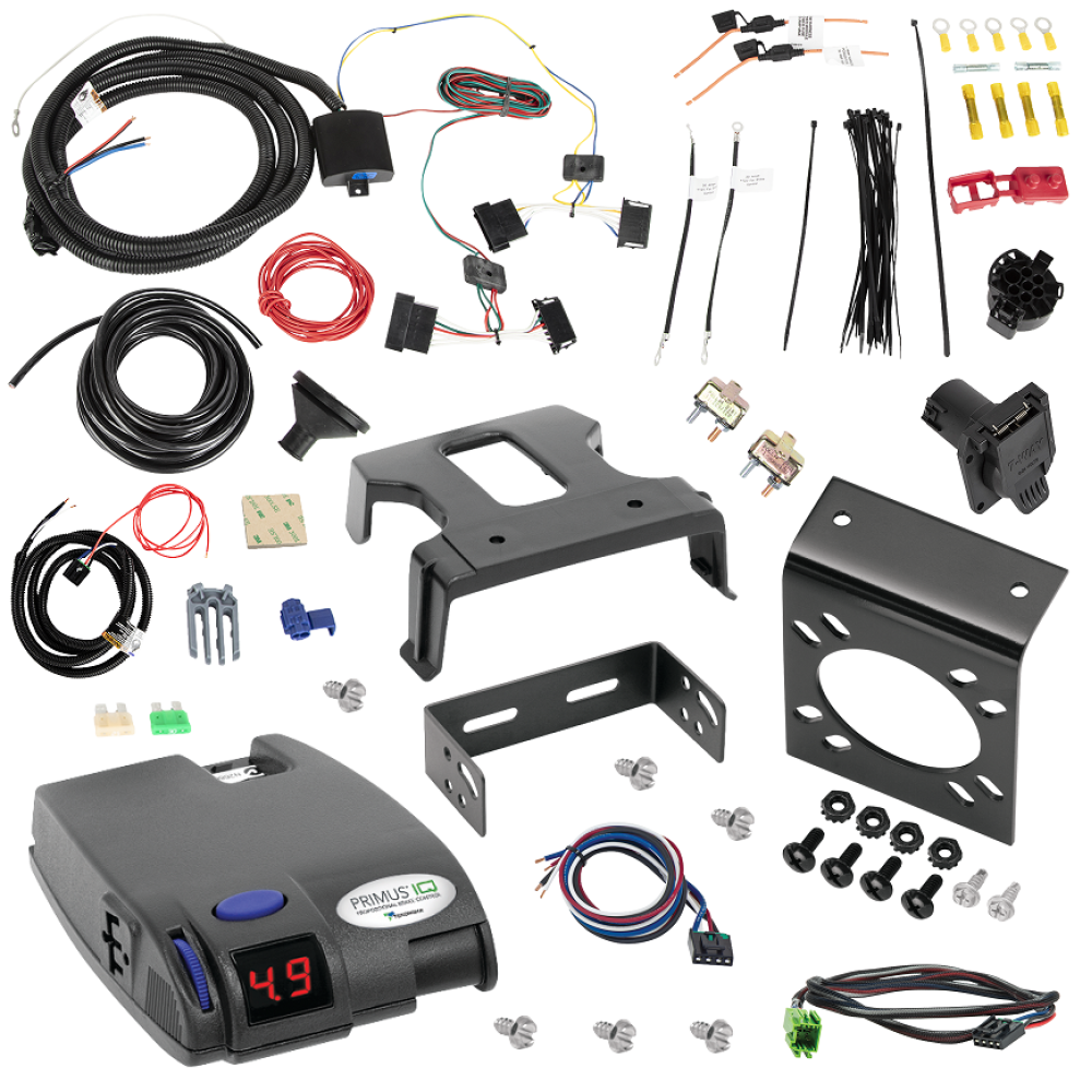 For 2014-2018 Mercedes Sprinter 2500 7-Way RV Wiring kit by: Tekonsha For 2014-2018 Mercedes-Benz Sprinter 2500 7-Way RV Wiring + Tekonsha Primus IQ Brake Control + Plug & Play BC Adapter By Tekonsha
