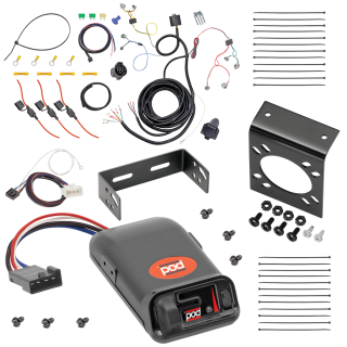 For 2016-2023 Toyota Tacoma 7-Way RV Wiring kit by: Tekonsha For 2016-2023 Toyota Tacoma 7-Way RV Wiring + Pro Series POD Brake Control + Plug & Play BC Adapter By Tekonsha