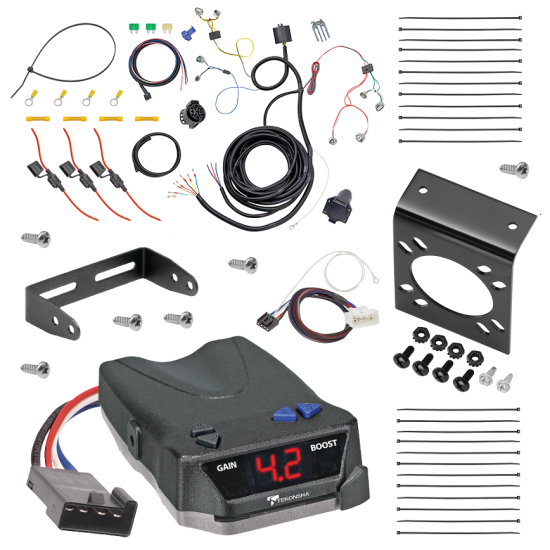 For 2016-2023 Toyota Tacoma 7-Way RV Wiring kit by: Tekonsha For 2016-2023 Toyota Tacoma 7-Way RV Wiring + Tekonsha BRAKE-EVN Brake Control + Plug & Play BC Adapter By Tekonsha