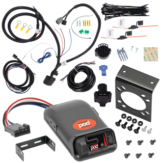 For 2007-2012 Hyundai Veracruz 7-Way RV Wiring kit by: Tekonsha For 2007-2012 Hyundai Veracruz 7-Way RV Wiring + Pro Series POD Brake Control By Tekonsha