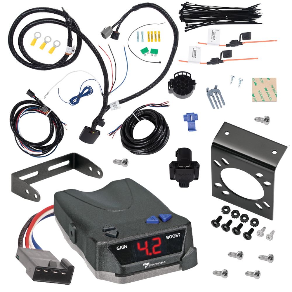 For 2014-2020 KIA Sorento 7-Way RV Wiring kit by: Tekonsha For 2014-2020 KIA Sorento 7-Way RV Wiring + Tekonsha BRAKE-EVN Brake Control (For w/V6 Engine Models) By Tekonsha