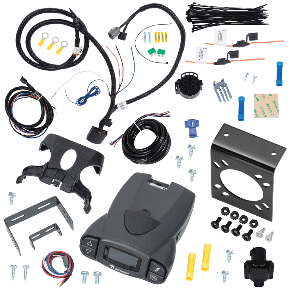 For 2015-2021 KIA Sedona 7-Way RV Wiring kit by: Tekonsha For 2015-2021 KIA Sedona 7-Way RV Wiring + Tekonsha Prodigy P3 Brake Control By Tekonsha