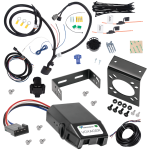 For 2013-2018 Hyundai Santa Fe 7-Way RV Wiring kit by: Tekonsha For 2013-2018 Hyundai Santa Fe 7-Way RV Wiring + Tekonsha Voyager Brake Control (For (6/7 Passenger) Models) By Tekonsha
