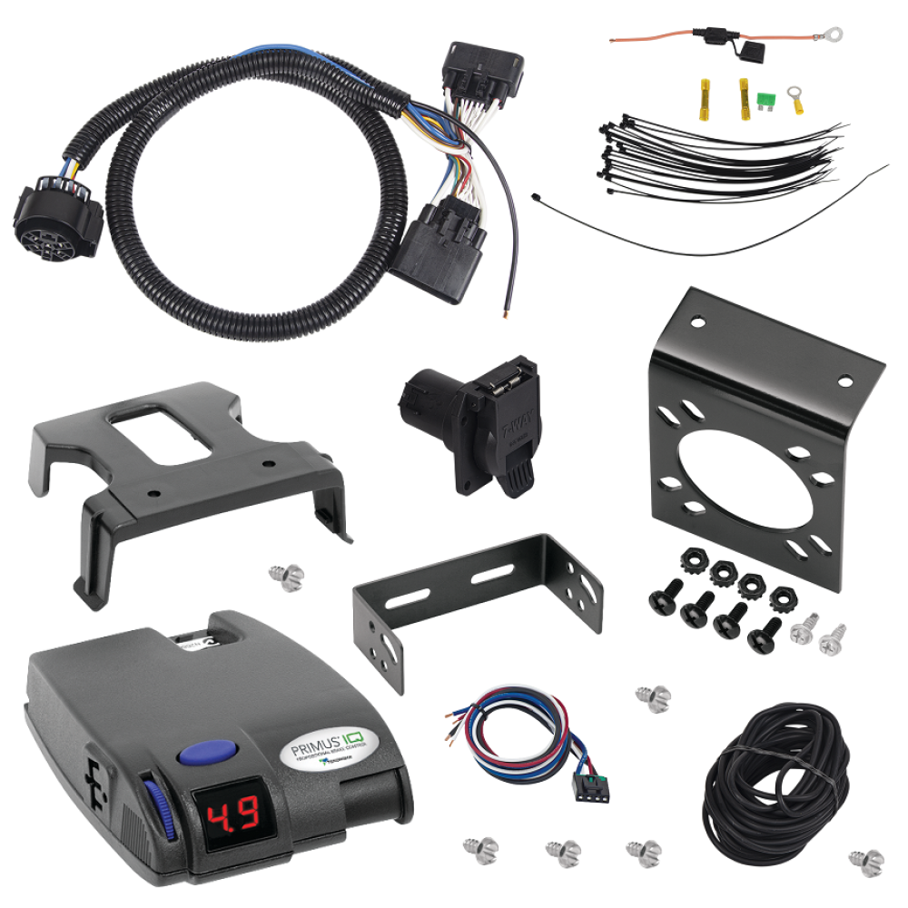 For 2019-2023 Ford Ranger 7-Way RV Wiring kit by: Tekonsha For 2019-2023 Ford Ranger 7-Way RV Wiring + Tekonsha Primus IQ Brake Control By Tekonsha