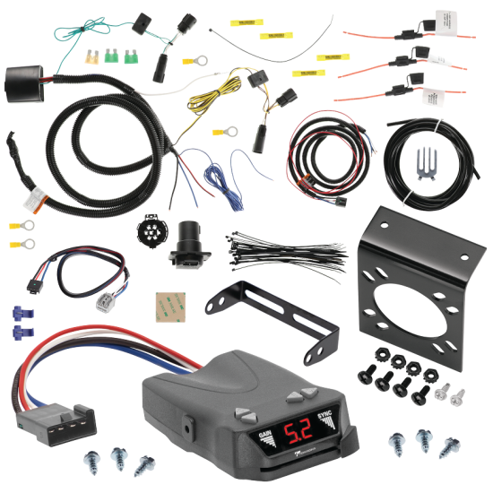 For 2021-2024 Jeep Grand Cherokee L 7-Way RV Wiring kit by: Tekonsha For 2021-2024 Jeep Grand Cherokee L 7-Way RV Wiring + Tekonsha Voyager Brake Control + Plug & Play BC Adapter By Tekonsha