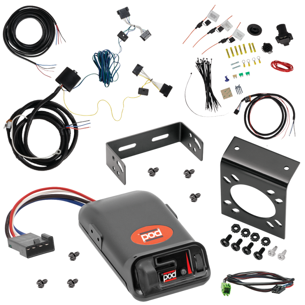 For 2019-2021 Mercedes Sprinter 2500 7-Way RV Wiring kit by: Tekonsha For 2019-2021 Mercedes-Benz Sprinter 2500 7-Way RV Wiring + Pro Series POD Brake Control + Plug & Play BC Adapter By Tekonsha
