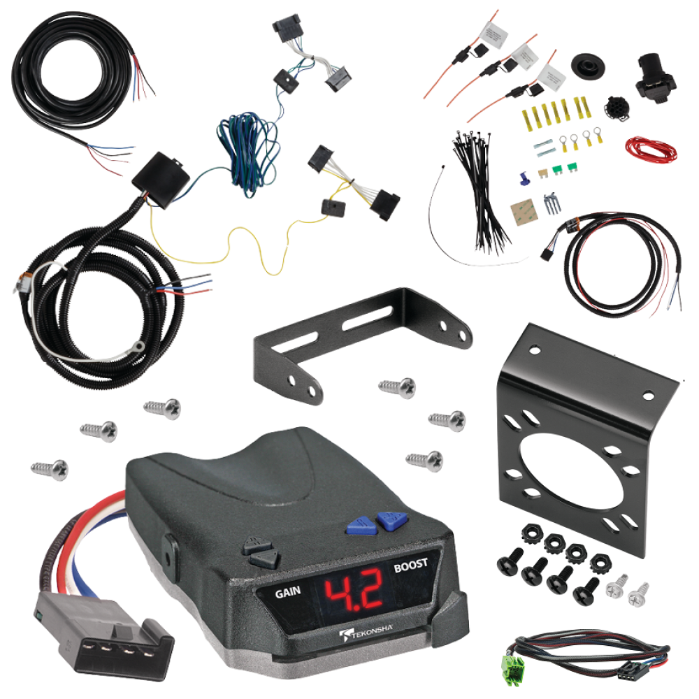 For 2019-2021 Freightliner Sprinter 3500 7-Way RV Wiring kit by: Tekonsha For 2019-2021 Freightliner Sprinter 3500 7-Way RV Wiring + Tekonsha BRAKE-EVN Brake Control + Plug & Play BC Adapter By Tekonsha
