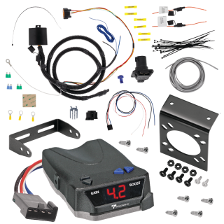 For 2019-2023 Hyundai Santa Fe 7-Way RV Wiring + Tekonsha BRAKE-EVN Brake Control By Tekonsha