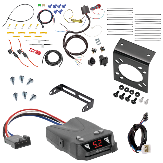 For 2007-2009 Toyota 4Runner 7-Way RV Wiring kit by: Tekonsha For 2007-2009 Toyota 4Runner 7-Way RV Wiring + Tekonsha Brakeman IV Brake Control + Plug & Play BC Adapter By Tekonsha