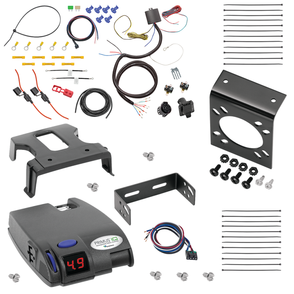 For 2021-2024 Lincoln Corsair 7-Way RV Wiring kit by: Tekonsha For 2021-2024 Lincoln Corsair 7-Way RV Wiring + Tekonsha Primus IQ Brake Control By Tekonsha