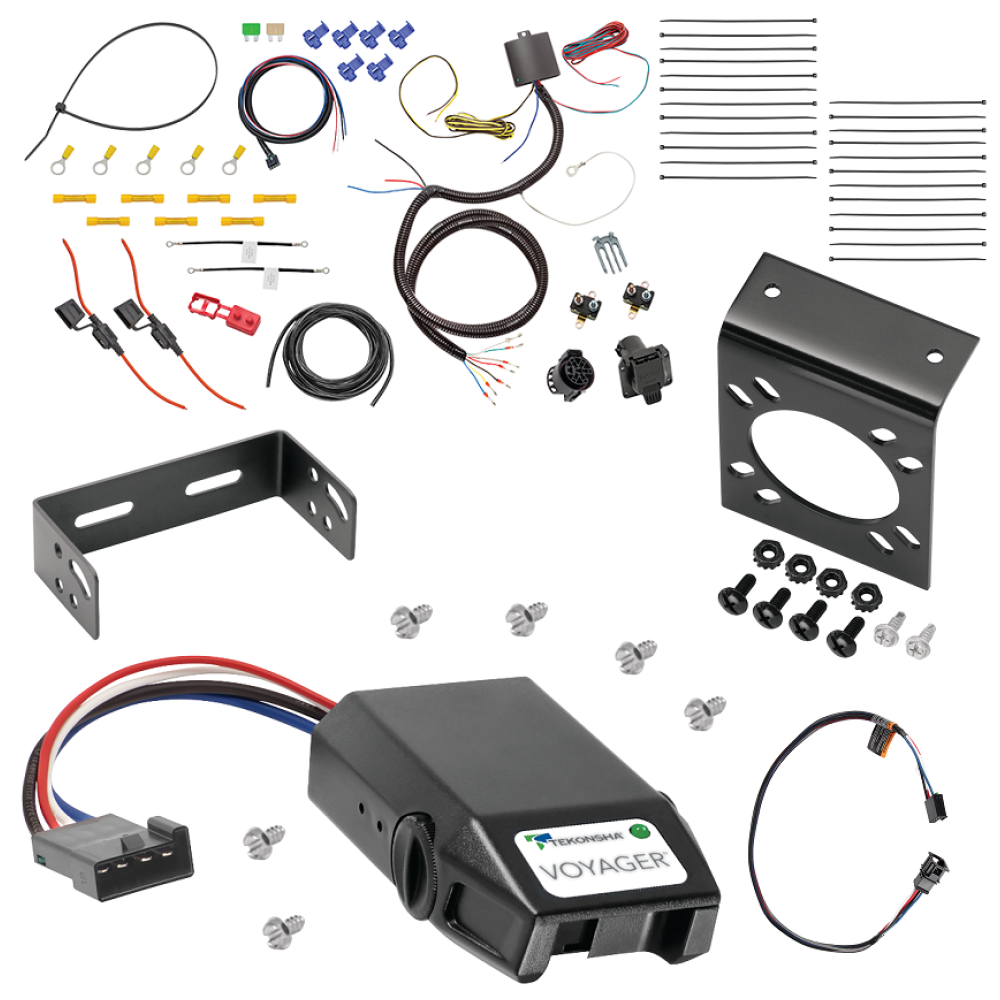 For 2020-2024 Porsche Cayenne 7-Way RV Wiring kit by: Tekonsha For 2020-2024 Porsche Cayenne 7-Way RV Wiring + Tekonsha Voyager Brake Control + Plug & Play BC Adapter (For Coupe Models) By Tekonsha