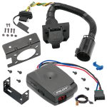 For 2001-2002 GMC Sierra 2500 HD 7-Way RV Wiring + Pro Series Pilot Brake Control + Plug & Play BC Adapter By Reese Towpower