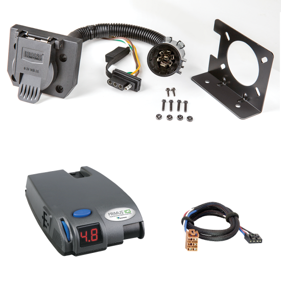 For 1999-2002 GMC Sierra 1500 7-Way RV Wiring kit by: Reese For 1999-2002 GMC Sierra 1500 7-Way RV Wiring + Tekonsha Primus IQ Brake Control + Plug & Play BC Adapter By Reese Towpower
