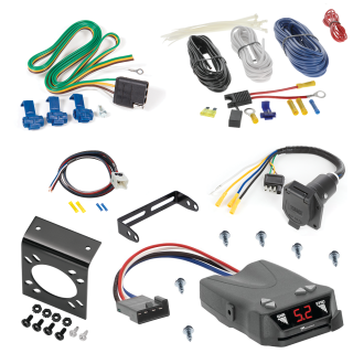For 2004-2024 Nissan Titan 7-Way RV Wiring kit by: Reese For 2004-2024 Nissan Titan 7-Way RV Wiring + Tekonsha Brakeman IV Brake Control + Plug & Play BC Adapter By Reese Towpower