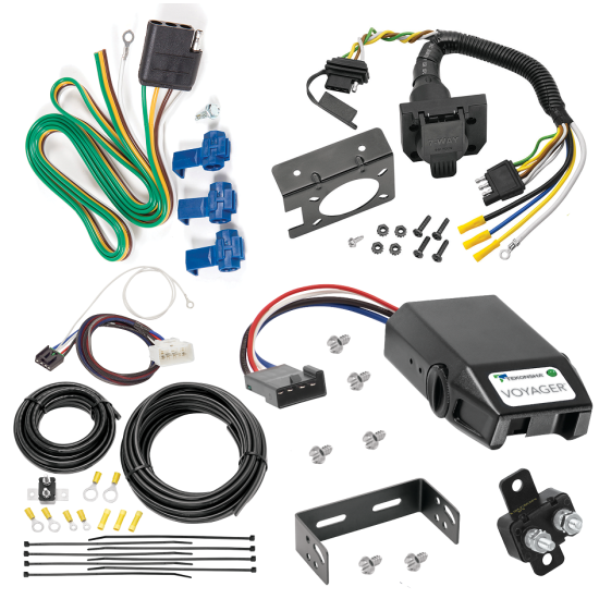 For 2015-2017 Toyota Tundra 7-Way RV Wiring + Tekonsha Voyager Brake Control + Plug & Play BC Adapter By Reese Towpower