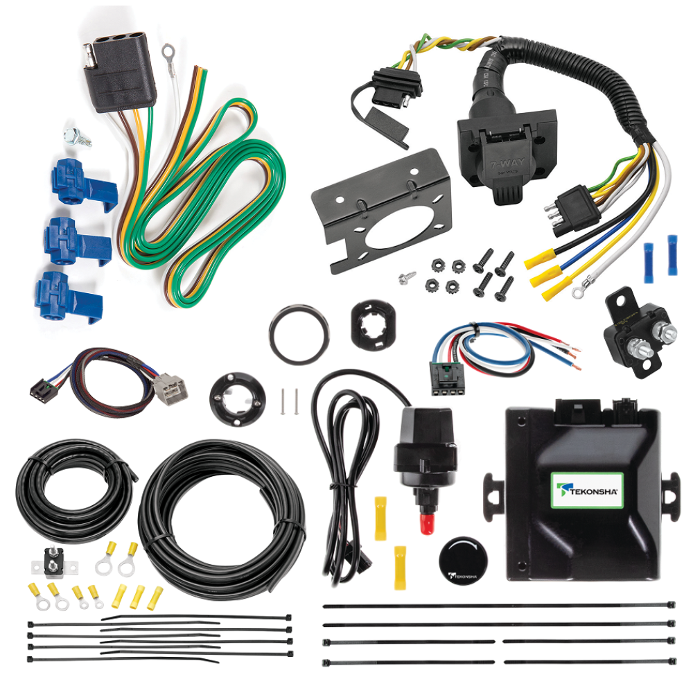 For 2019-2024 RAM 1500 Prodigy iD Bluetooth Brake Control kit by: Reese For 2019-2024 RAM 1500 Tekonsha Prodigy iD Bluetooth Wireless Brake Control + Plug & Play BC Adapter + 7-Way RV Wiring (For (New Body Style) Models) By Reese Towpower