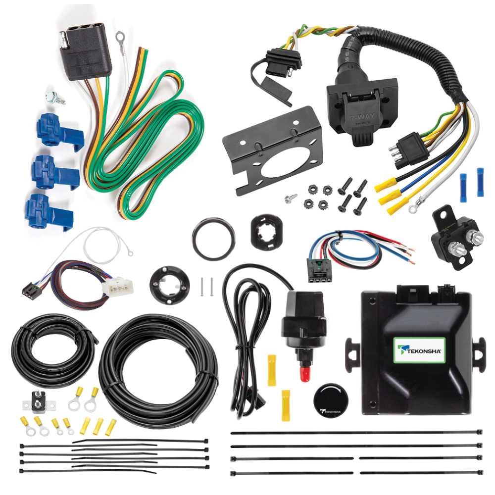 For 2015-2017 Toyota Tundra Prodigy iD Bluetooth Brake Control kit by: Reese For 2015-2017 Toyota Tundra Tekonsha Prodigy iD Bluetooth Wireless Brake Control + Plug & Play BC Adapter + 7-Way RV Wiring By Reese Towpower
