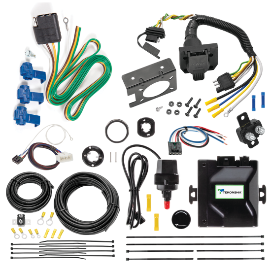 For 2015-2017 Toyota Tundra Prodigy iD Bluetooth Brake Control kit by: Reese For 2015-2017 Toyota Tundra Tekonsha Prodigy iD Bluetooth Wireless Brake Control + Plug & Play BC Adapter + 7-Way RV Wiring By Reese Towpower