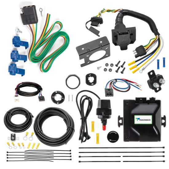 For 2017-2024 Nissan Titan Prodigy iD Bluetooth Brake Control kit by: Reese For 2017-2024 Nissan Titan Tekonsha Prodigy iD Bluetooth Wireless Brake Control + Plug & Play BC Adapter + 7-Way RV Wiring (Excludes: Titan XD or w/Factory 7-Way Wiring Models) By Reese Towpower