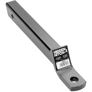 80232 Hidden Hitch Trailer Hitch Ball Mount 6000 lbs. Capacity Fits 2 inch Receiver 2 inch Drop Black Ball Mount Draw-Bar 6000 lbs Extended 16" Long 3/4" Rise 2" Drop Fits 2" x 2" Trailer Hitch Receiver