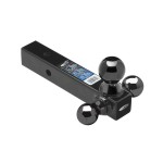 Tri Ball Triple 1-7/8" 2" and 2-5/16" Balls Ball Mount Draw-Bar 2" Sq. Solid Shank Tow Ball Tri Ball Triple 1-7/8" 2" and 2-5/16" Balls Ball Mount Draw-Bar 2" Sq. Solid Shank Tow Ball