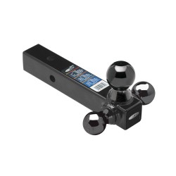 Tri Ball Triple 1-7/8" 2" and 2-5/16" Balls Ball Mount Draw-Bar 2" Sq. Solid Shank Tow Ball Tri Ball Triple 1-7/8" 2" and 2-5/16" Balls Ball Mount Draw-Bar 2" Sq. Solid Shank Tow Ball