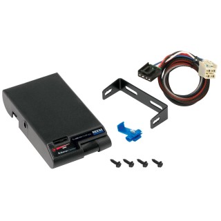 Trailer Brake Control for 15-19 Chevy Silverado GMC Sierra 2500 3500 HD w/ Plug Play Wiring Adapter Eletric Trailer Brakes Module Box Controller Brakeman Compact Reese